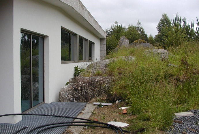 O monolito de granito... a natureza