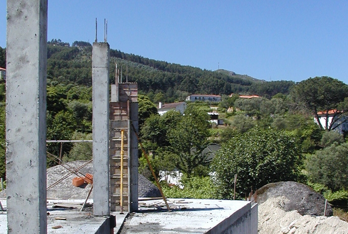 O monolito de granito... a natureza