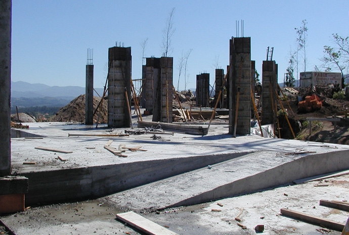 O monolito de granito... a natureza