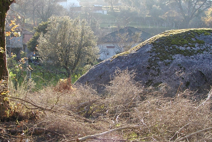 O monolito de granito... a natureza